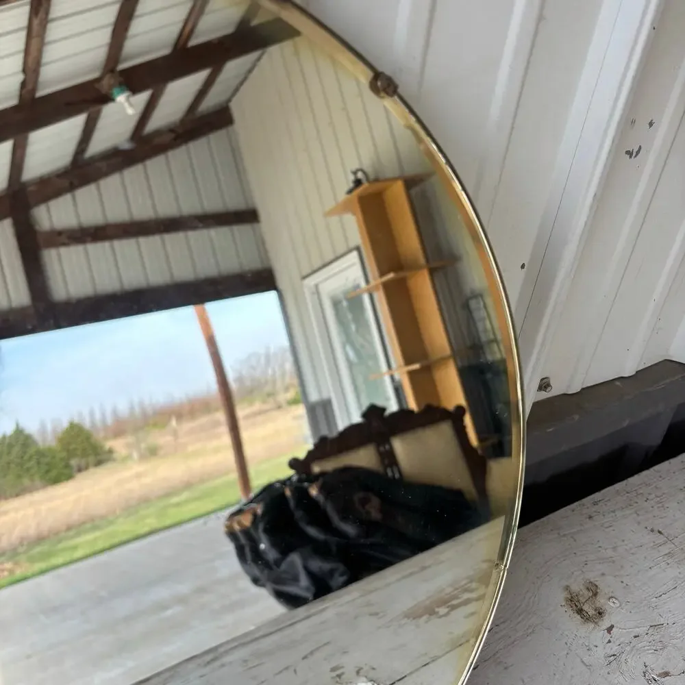 Antique Art Deco Frameless Beveled 18